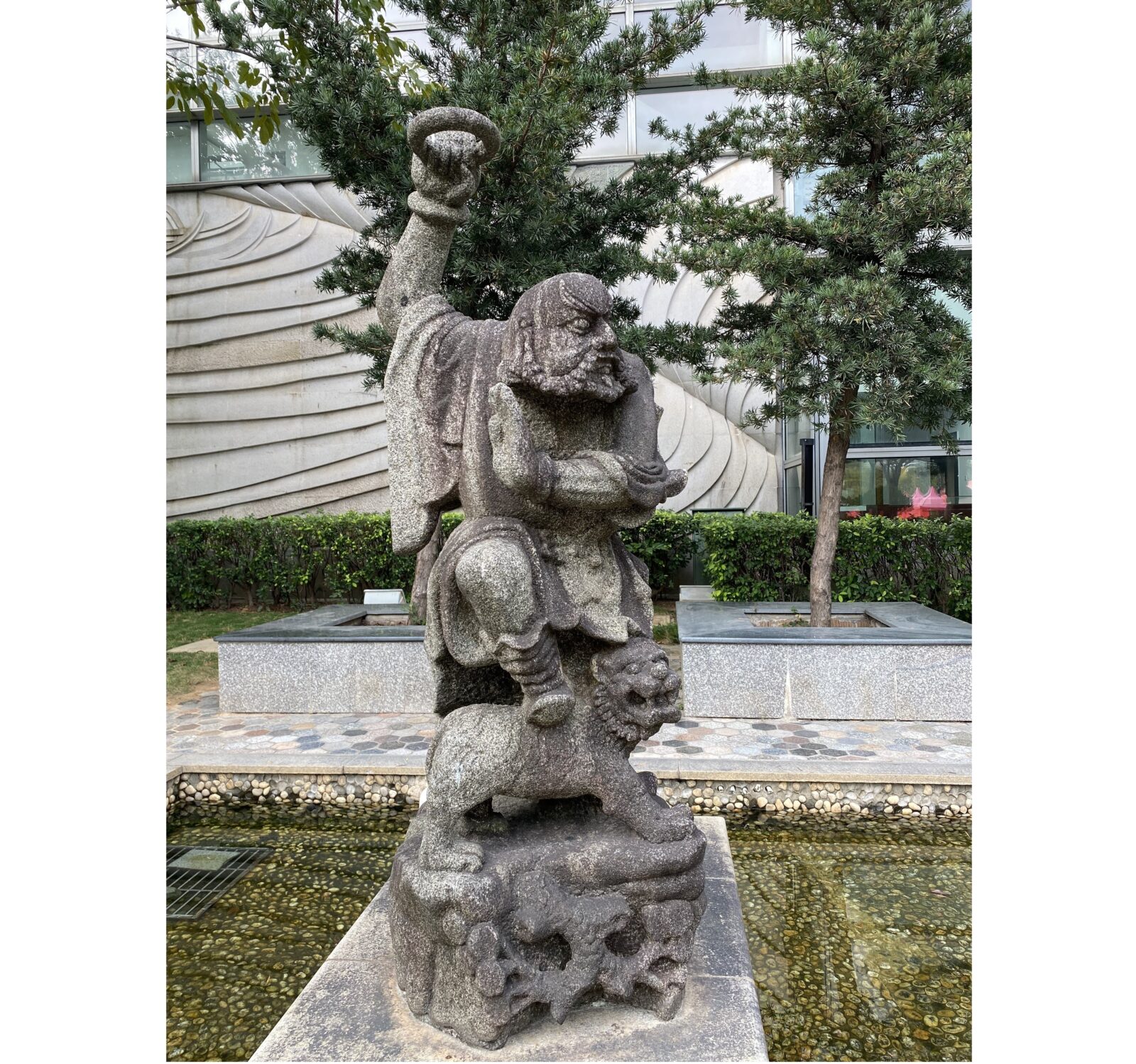 Granite Bodhisattva Statue (1)